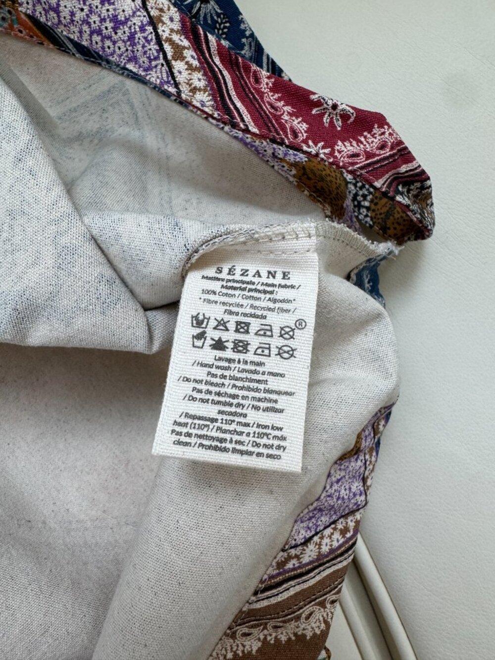 Sézane x Inouï Editions limited edition animal jaguar seashells cotton tote NWOT - Picture 6 of 7
